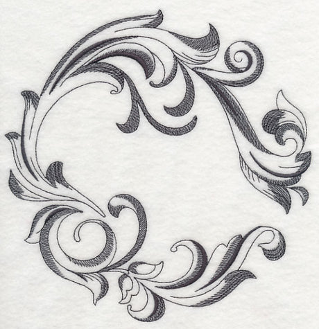 Baroque Circle Frame