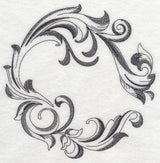 Baroque Circle Frame