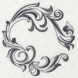 Baroque Circle Frame