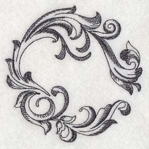 Baroque Circle Frame