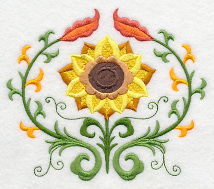 Suzani Fall Sunflower