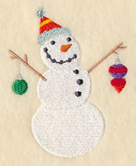 Snowman with Ornaments 1