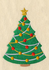 Christmas Tree with Ornaments and Star