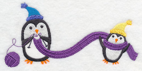 Knitting with Penguins