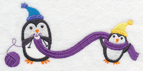 Knitting with Penguins