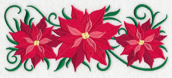 Tis the Season Poinsettia Border