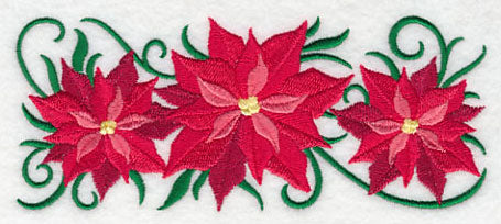 Tis the Season Poinsettia Border