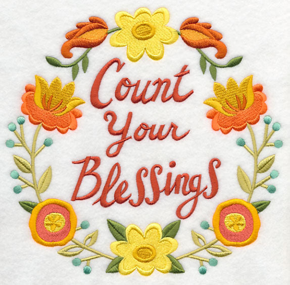 Count Your Blessings Wreath