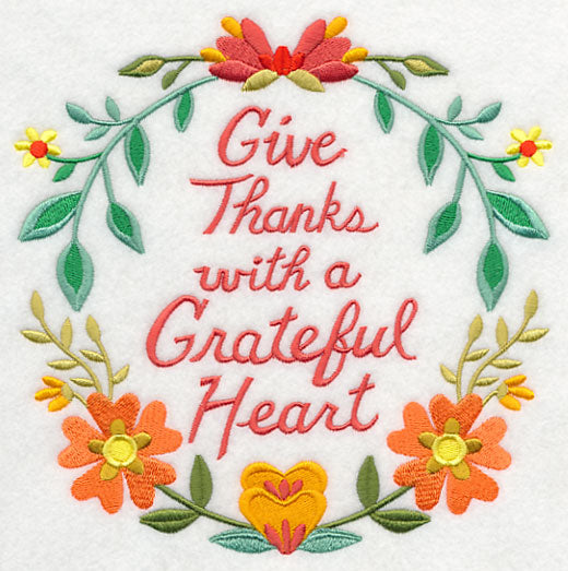 Give Thanks With a Grateful Heart Wreath