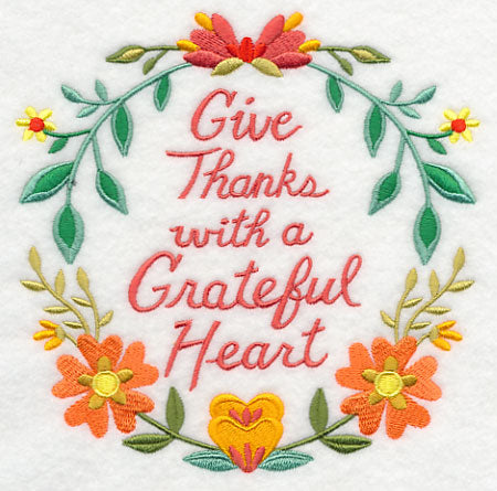 Give Thanks With a Grateful Heart Wreath