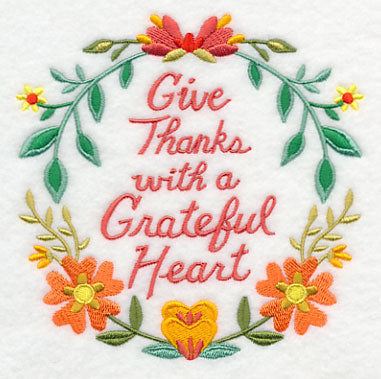 Give Thanks With a Grateful Heart Wreath