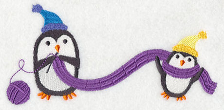 Crocheting with Penguins