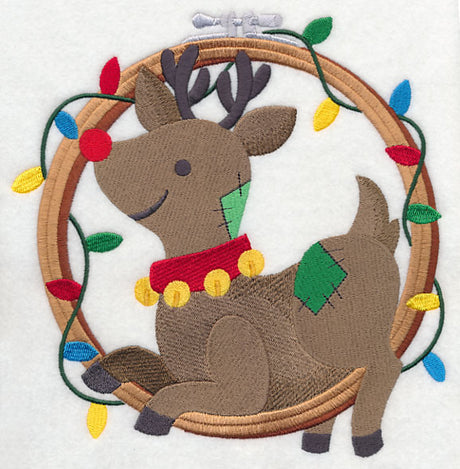 Hoop It Up Christmas Reindeer