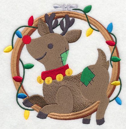 Hoop It Up Christmas Reindeer