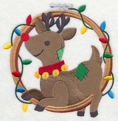 Hoop It Up Christmas Reindeer