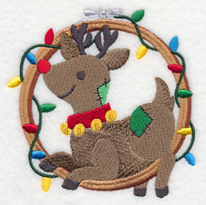 Hoop It Up Christmas Reindeer