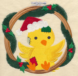 Hoop It Up Christmas Chick