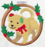 Hoop It Up Christmas Dog