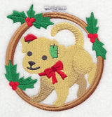 Hoop It Up Christmas Dog