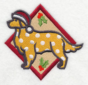 Golden Retriever - Polka Dots