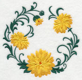 Autumn Chrysanthemum Wreath