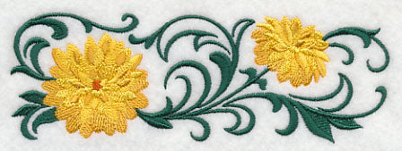 Autumn Chrysanthemum Border