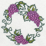Graceful Grape Bunch Wreath