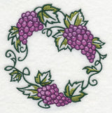 Graceful Grape Bunch Wreath