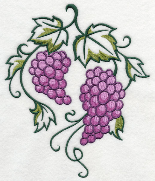 Graceful Grape Bunches