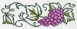 Graceful Grape Bunch Border