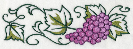 Graceful Grape Bunch Border