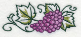 Graceful Grape Bunch Border