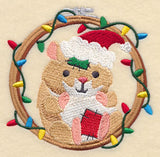 Hoop It Up Christmas Hamster
