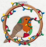 Hoop It Up Christmas Robin