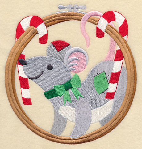 Hoop It Up Christmas Mouse
