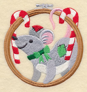 Hoop It Up Christmas Mouse