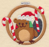 Hoop It Up Christmas Beaver
