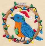 Hoop It Up Christmas Bluebird