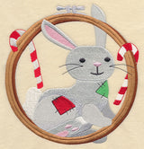 Hoop It Up Christmas Rabbit