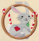 Hoop It Up Christmas Rabbit