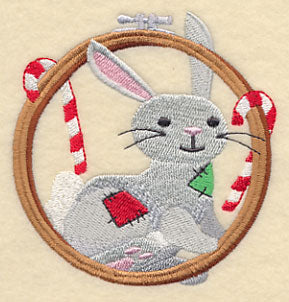 Hoop It Up Christmas Rabbit