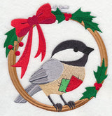 Hoop It Up Christmas Chickadee