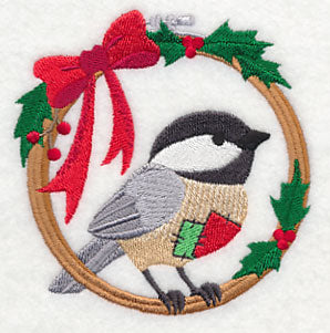 Hoop It Up Christmas Chickadee