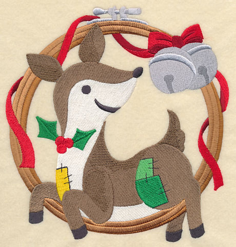 Hoop It Up Christmas Deer