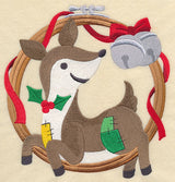 Hoop It Up Christmas Deer