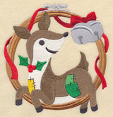 Hoop It Up Christmas Deer