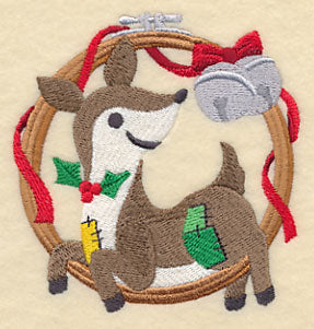 Hoop It Up Christmas Deer