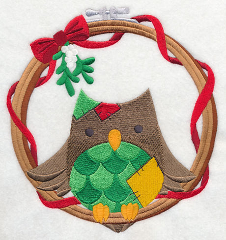 Hoop It Up Christmas Owl