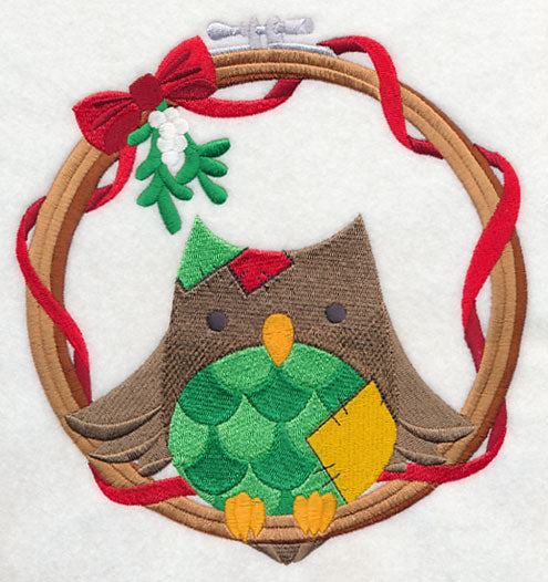 Hoop It Up Christmas Owl