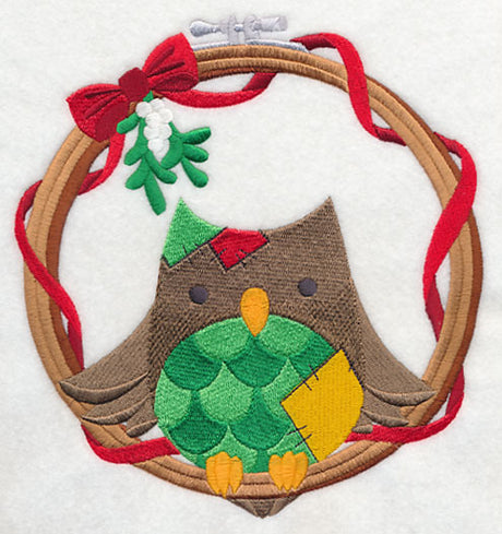 Hoop It Up Christmas Owl